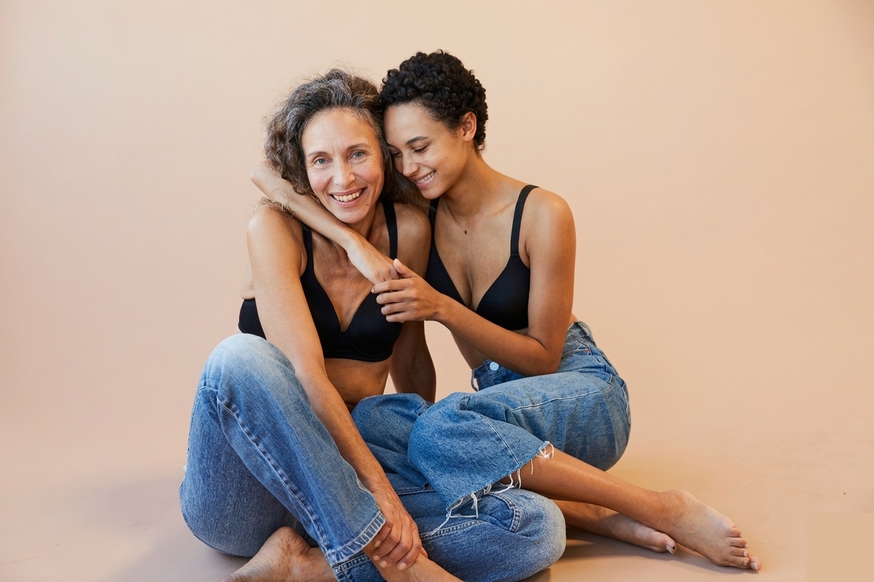 The Black EveryWear Bra — patented wireless bra